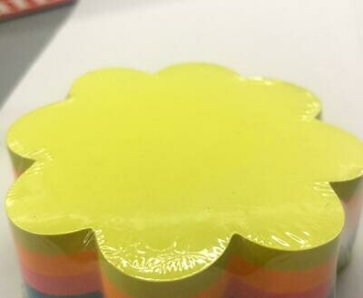 Post-It Figura Trebol x5 Colores