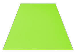 Foamy Verde Limon Cuatro Cartas  (43x53 Cms)