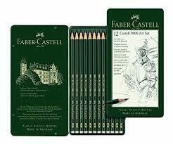Lapiz de Grafito  Faber Castell  9000 Unidad