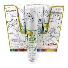 Cenefas Rollos Colorear Adhesivo ' Mundo Submarino 4.8 mts