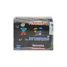 Plastilina Barra Negra 55gr  x Unidad Mi Trensito