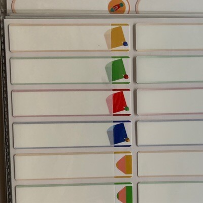 Label Waterproof Stickers Unidad