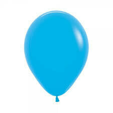 Bombas R-12 Satin Azul  (x 6 Unidades) Globos
