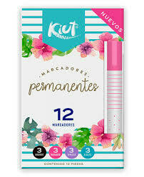 Marcadores Permanentes KIUT x 12