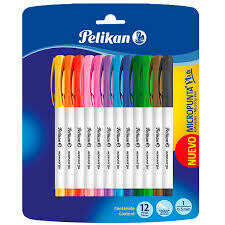Lapiceros Color Micropunta Pelikan x Unidad