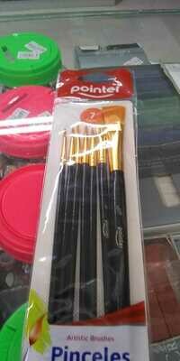 Pinceles Artísticos Pointer x 7