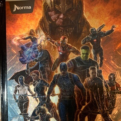 Cuaderno 100H Niño Cuadriculado Cosido Norma AvengersStreet Racer /Dragon Ballz/Simpson