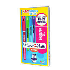 Boligrafo Gel Pen Papermate X 6