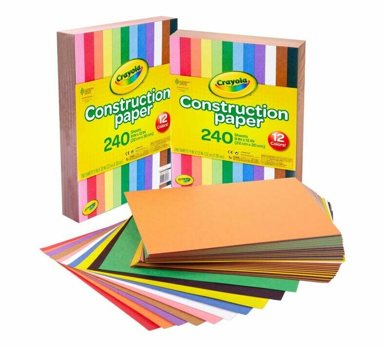 Papel de Construcción 22cm X 30Cm (Hoja) Crayola (1)