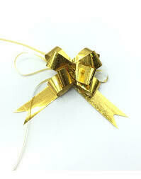 Moño Magico 1.8*34CM*10 Dorado