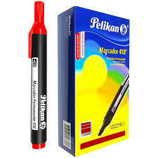Marcadores Perm Rojo Grueso Pelikan