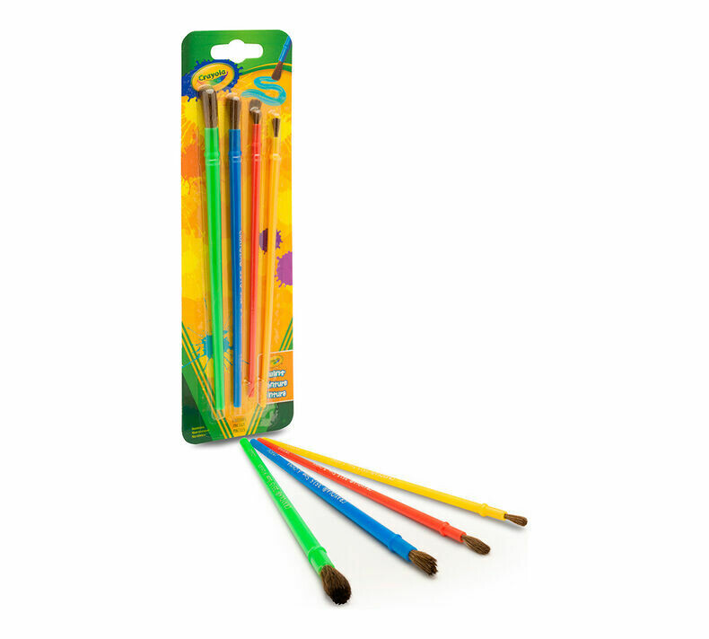 Set de Pinceles x 4 CRAYOLA