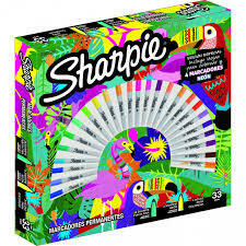 Sharpie Colores Punta Fina Unidad Marcador