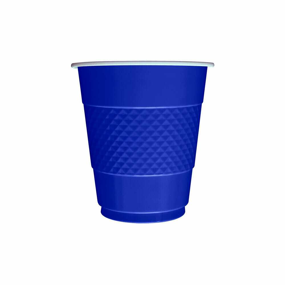 Vaso Azul Rey  7 Oz Deluxe  X 10