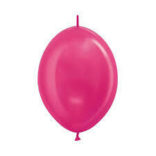 Bombas R-12 Fucsia Metalizada  (x 6 Unidades) Globos
