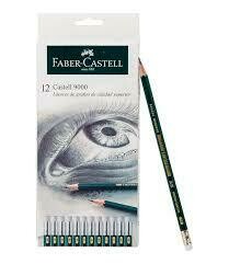 Lapiz de Dibujo HB Faber Castell 9000  Unidad