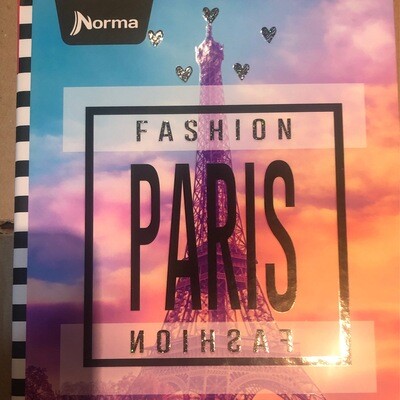 Cuaderno 100H  Xpresarte Cuadriculado Pasta Dura Norma Femenino