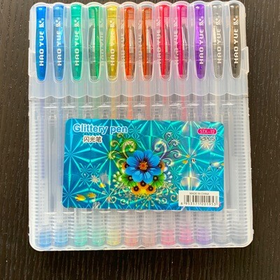 Lapeciero Glittery pen x unidad