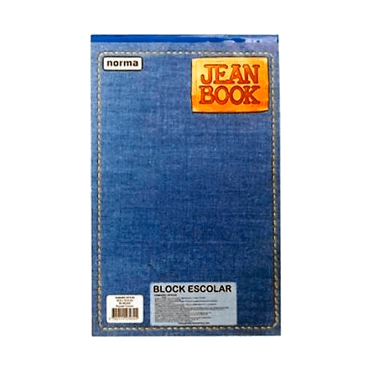 Block Jean book Oficio Cuadriculado 70 Hojas