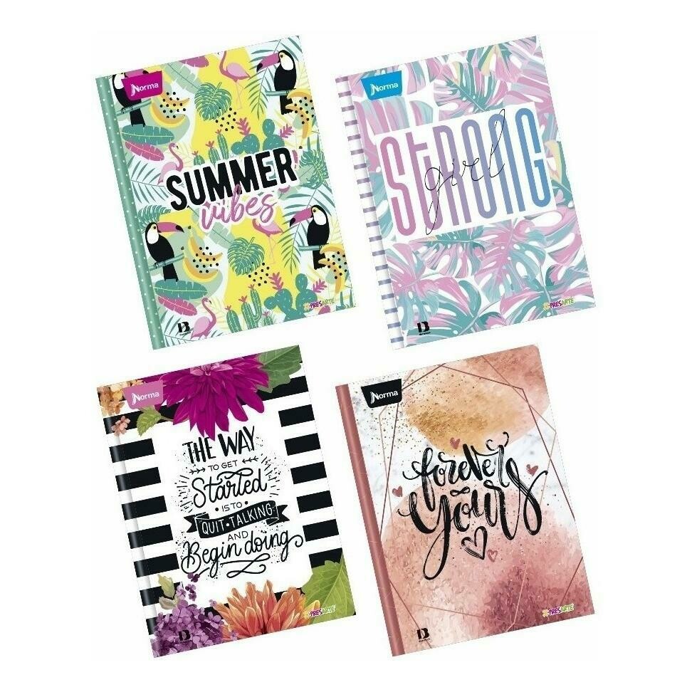 Cuaderno 100H  X-presarte Cuadriculado Cosido Norma Femenino