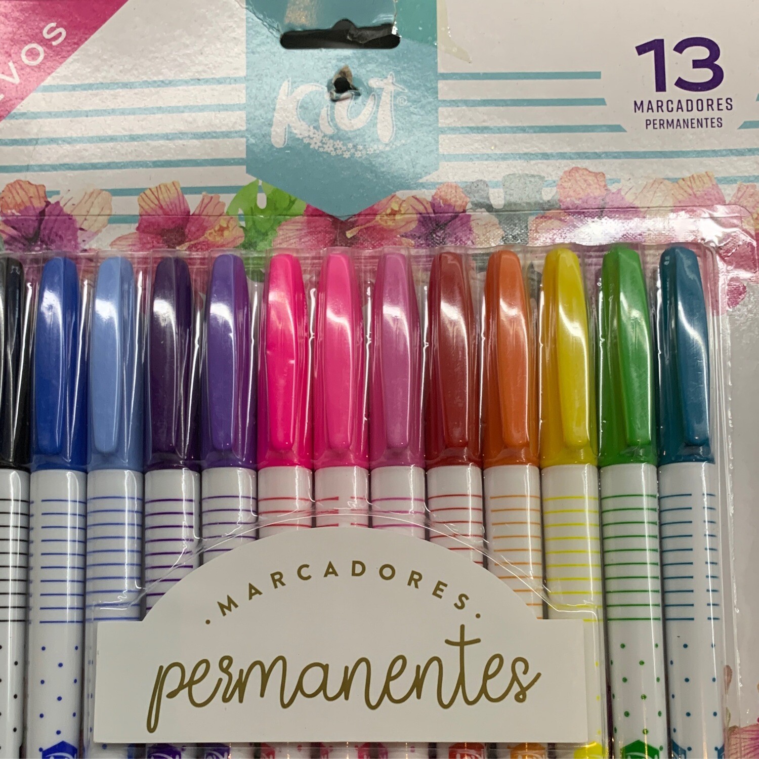 Marcadores Permanente Kiut x 13
