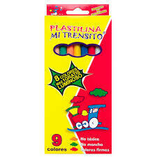 Plastilina Larga Mi Trensito Colores Caja X 13 Colores