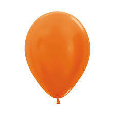 Bombas R-12 Naranja Metalizada (x 6 Unidades) Globos