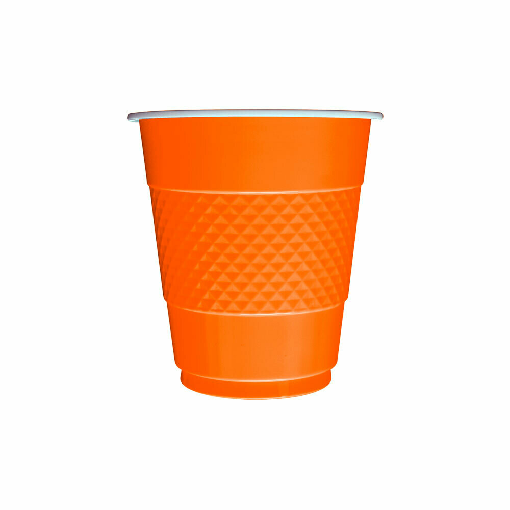 Vaso Naranja 7 Oz Deluxe  X 10