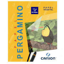 Block Pergamino 90 gramos  1/8