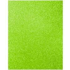 Foamy 1/8 (25 X 35cm) Escarchado Verde Limon