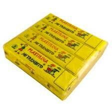 Plastilina Barra Amarilla 55Gr  x Unidad Mi Trensito