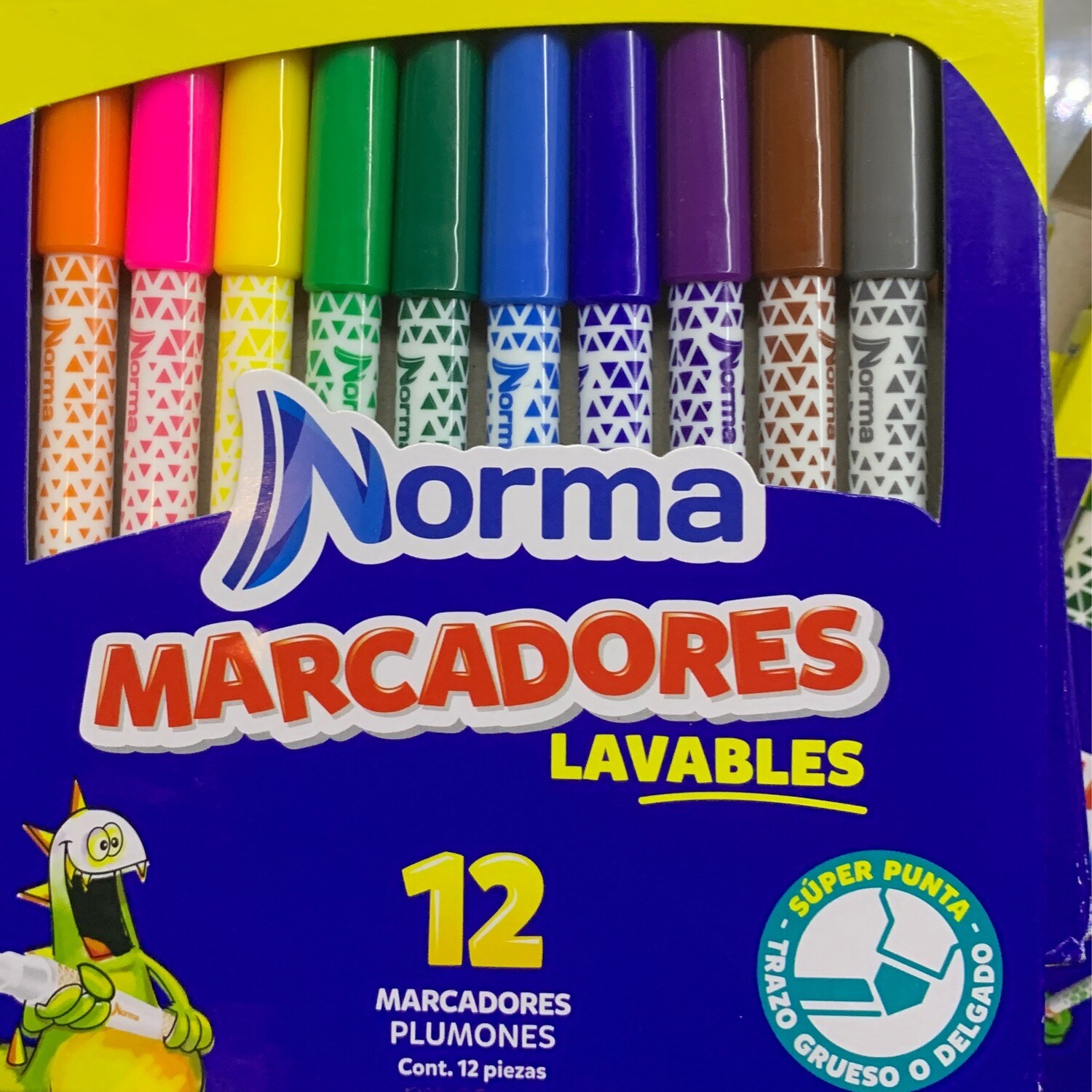Marcador lavable X12 Norma