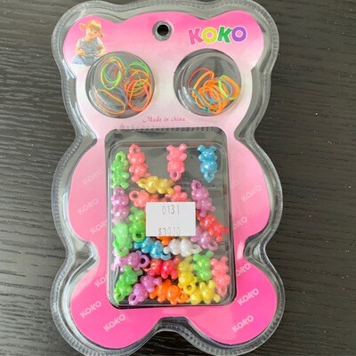 Estuche Caucho chaquiras Koko