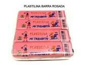 Plastilina Barra Rosada 55gr x Unidad Mi Trensito