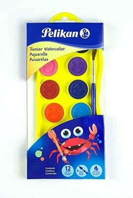 Acuarelas Pelikan X 12 - Pincel