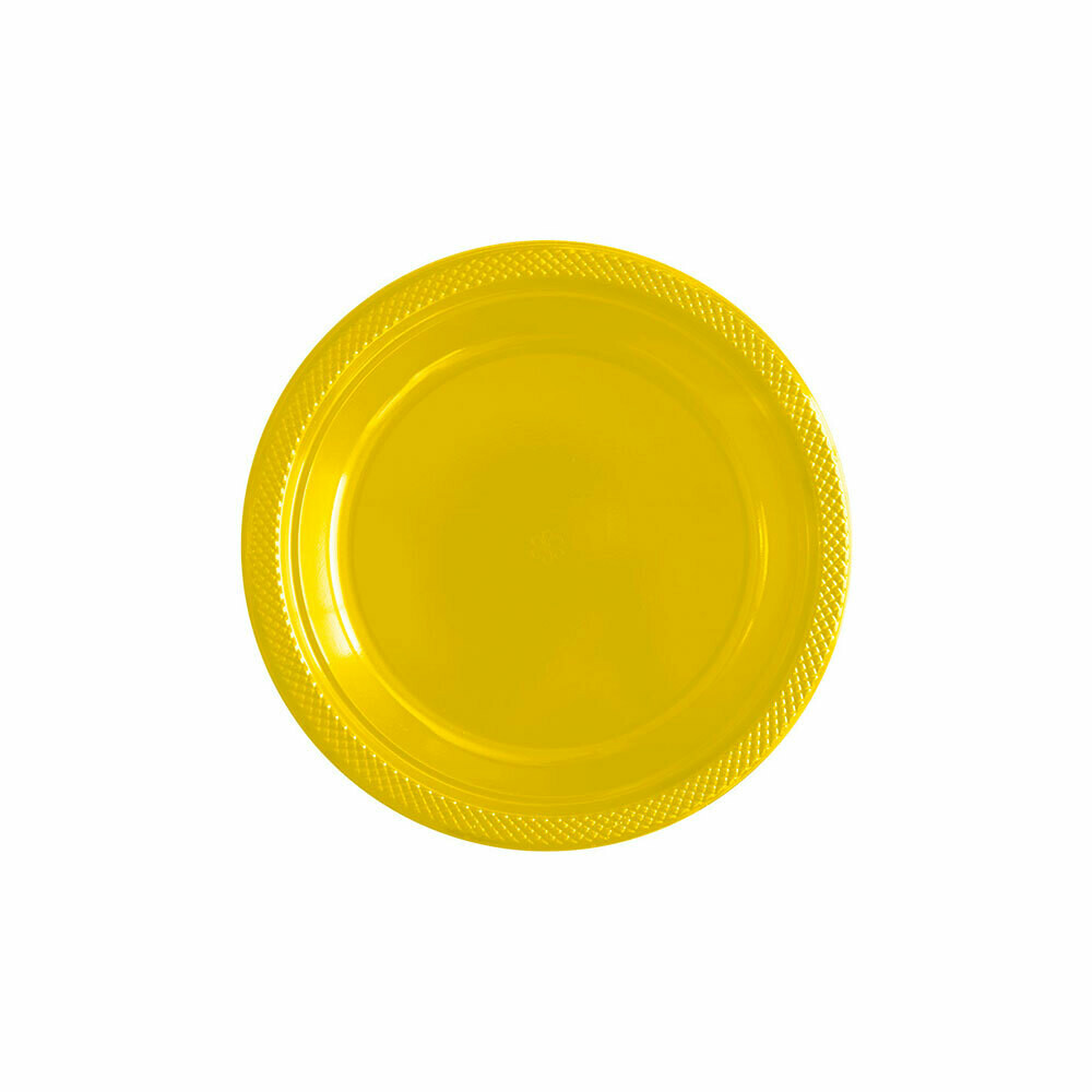 Platos Amarillo  6&#39;&#39;- 15cm*10Unidades Sempertex (1)