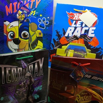 Bolsa Regalo Niño Motivos Grande