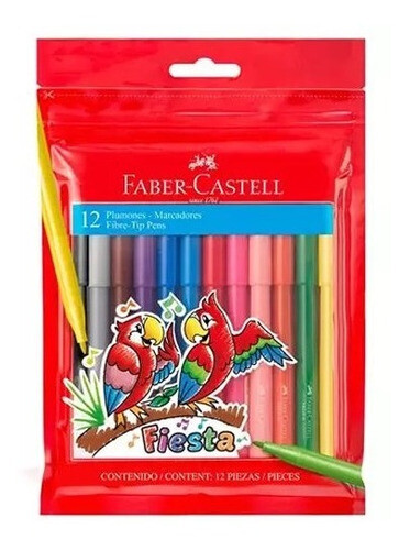 Plumon Faber Castell Fiesta 31245 X 12