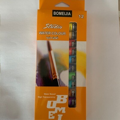 Acuarelas en Tubo x 12 Water Color KeepSmiling