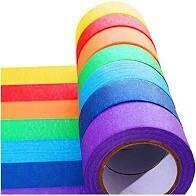 Cinta Enmascarar 4cms De Colores