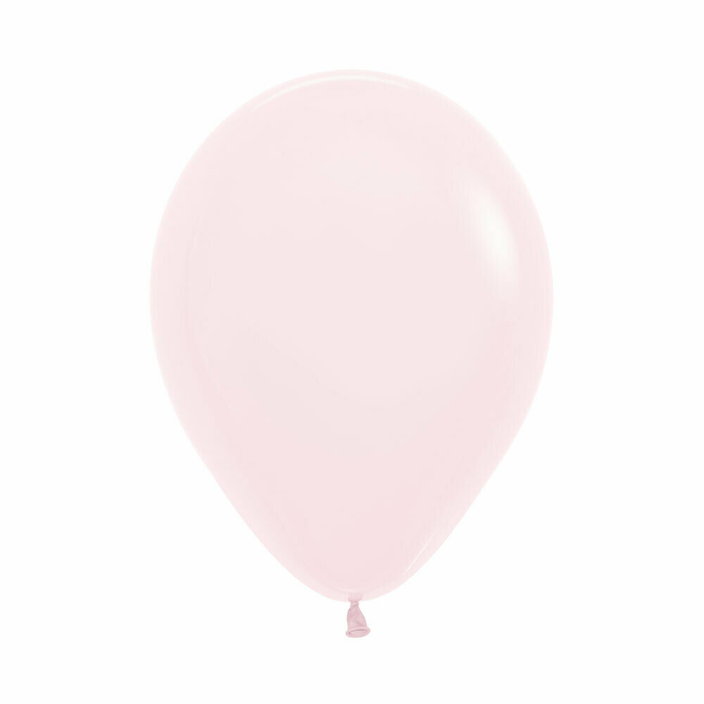 Bombas R-12 Rosado Pastel Mate (x 6 Unidades) Globos