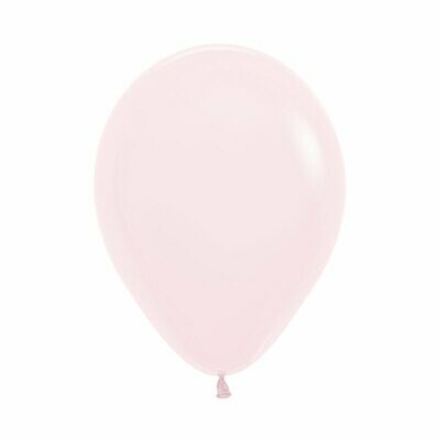 Bombas R-12 Rosado Pastel Mate (x 6 Unidades) Globos