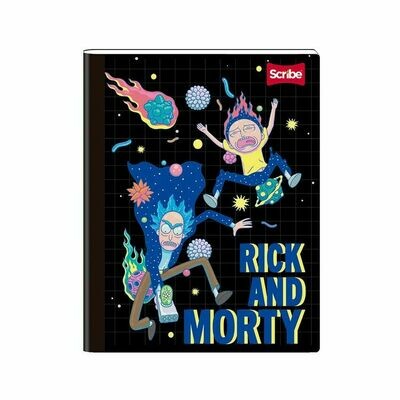 Cuaderno cosido 100h Scribe Rick&amp;Morty Cuadriculado