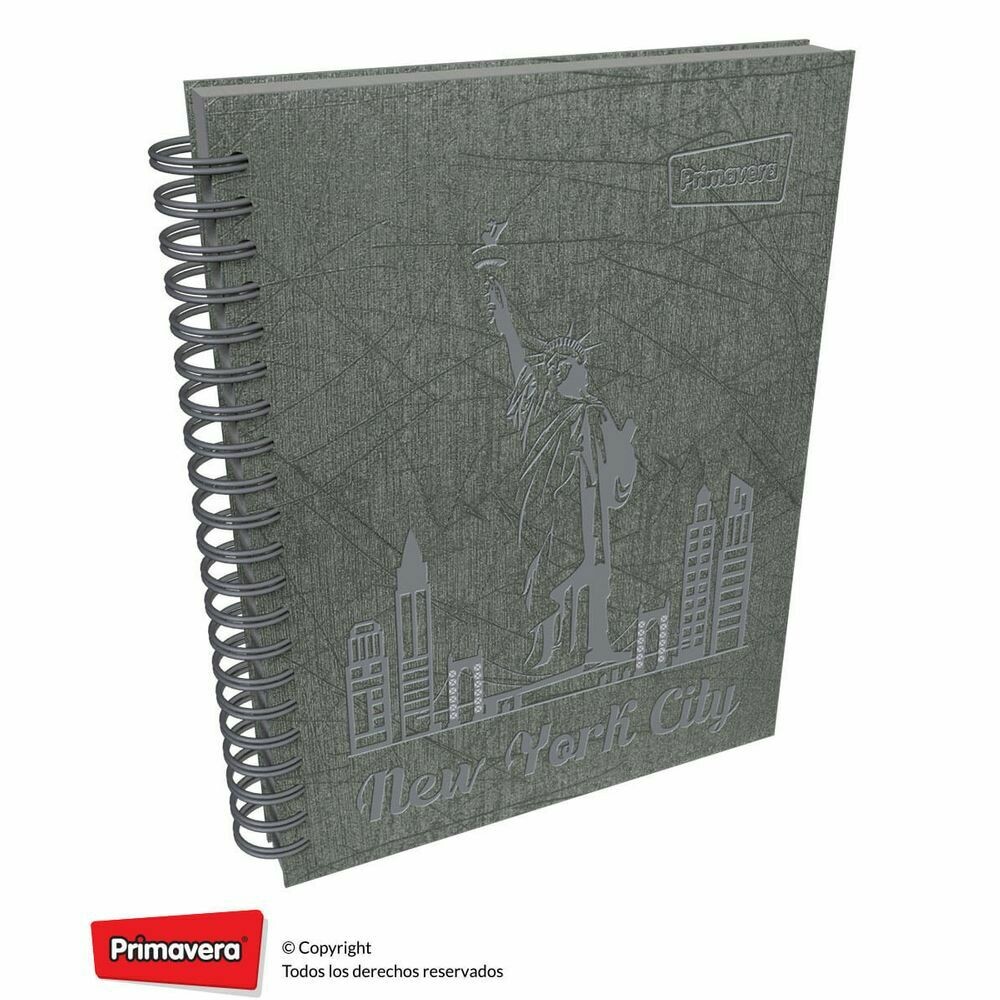 Cuaderno Primavera 95 7 Materias 210Hojas Masculino Cuadriculado Argollado Norma (1)