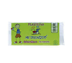 Plastilina Barra Verde Manzana 55Gr x Unidad Mi Trensito (1)