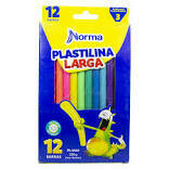 Plastilina Norma X 12 Barras Gigante/larga