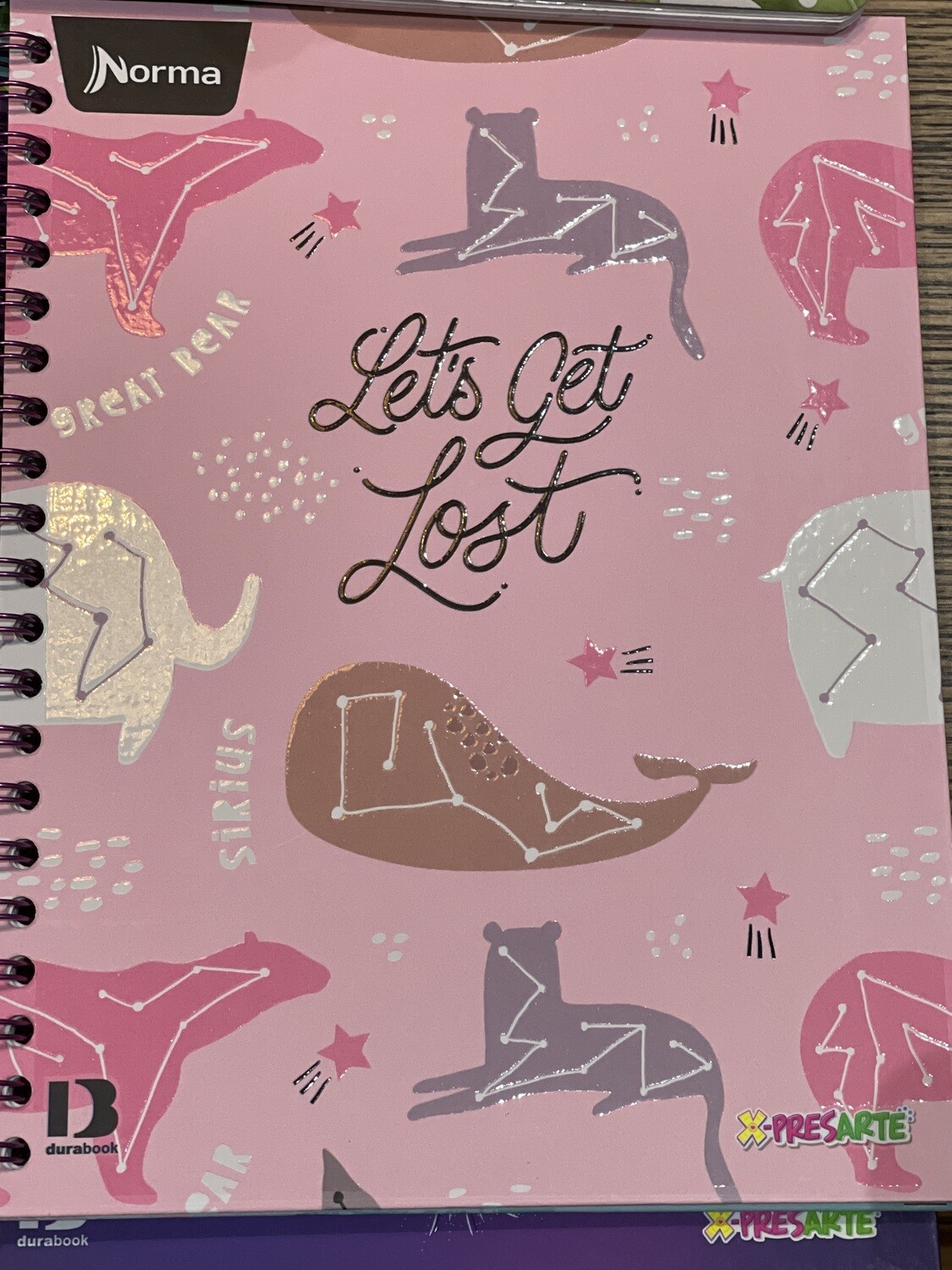 Cuaderno Xpresarte 80H 105 Norma Argollados 105  Cuadriculado femenino