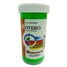 Vinilo Acrilico Botero Profesional - 120 Gr  - Verde Fluorescente
