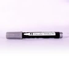 Marcadores Metalico  752  Plateado  pelikan caja x 10 unidades