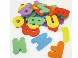 Tarros De Letras en Foami